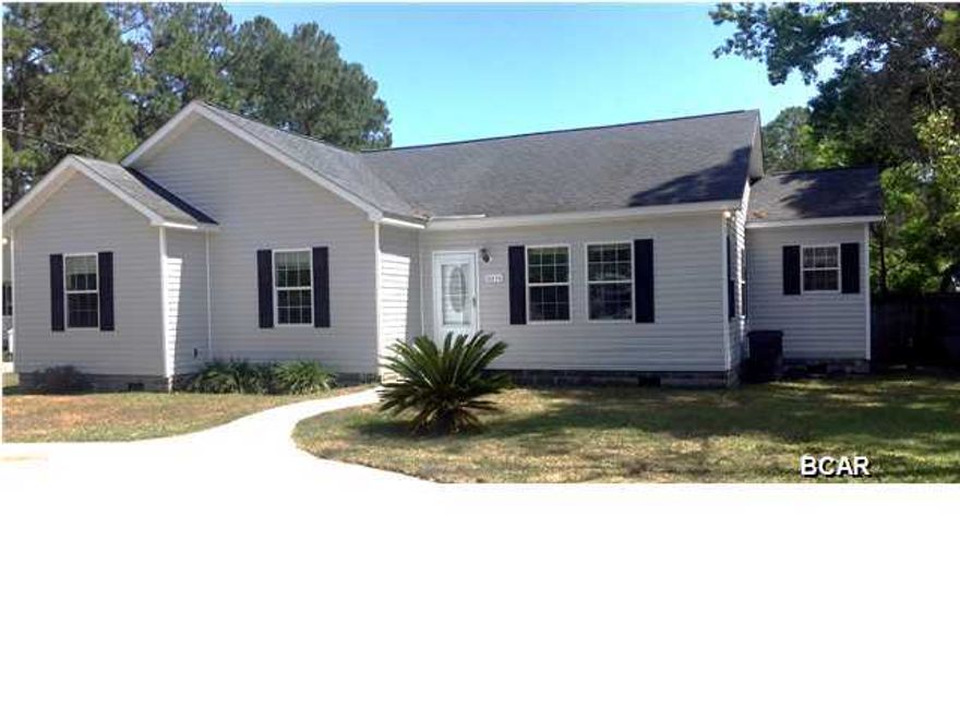 Great house, tucked away on a quiet cul-de-sac in Callaway that boasts bright, open living spaces, raised ceilings, crown molding, wall to wall carpet and ceramic tile in the kitchen, laundry room and bathrooms. Kitchen has STAINLESS STEEL appliances. Master bath has separate shower and garden tub, bedroom with walk in closet. Large workshop in the backyard is the perfect man cave. All information contained herein is intended to be correct; however, buyer assumes complete responsibility for verification of all information.