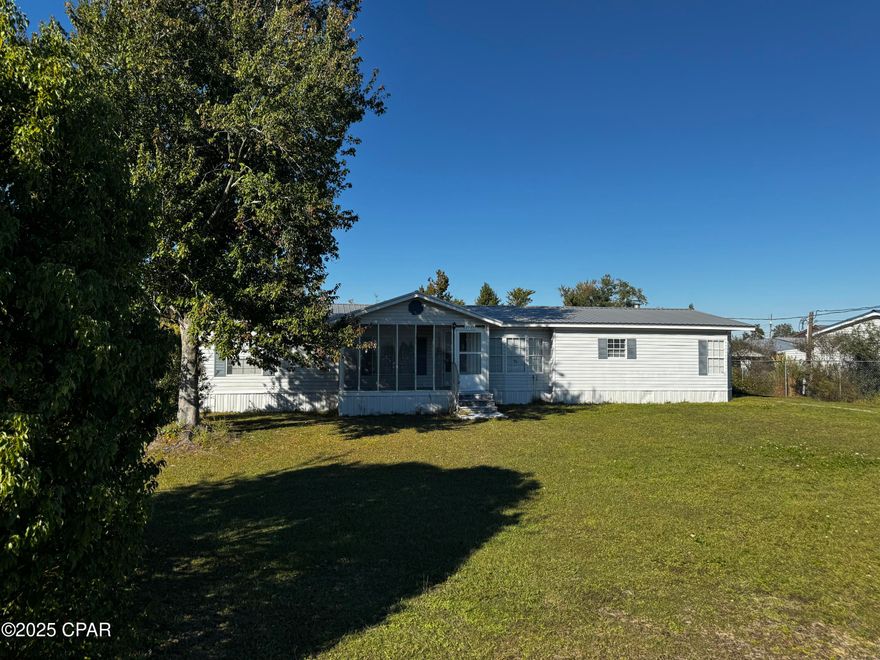 Welcome to 2929 Avon Rd - a Double Wide Manufactured Home; perfect for those who love affordable living! Centrally located in Panama City, this 3-bedroom, 2- bath home comes with all in place appliances, and a 2-vehicle carport with a carefully crafted tool shed! This property has an updated Metal roof after 2018, and over .5 Acres to enjoy. Don't wait, this will not last long.