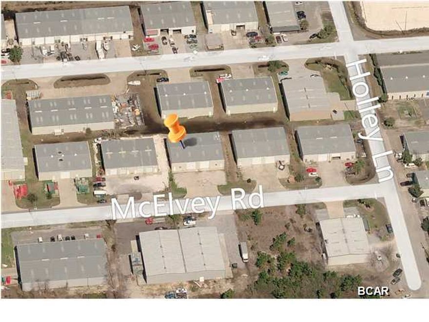 +/- 2,500 square feet heated and cooled (+/- 1,850 warehouse, +/- 650 sf office). Located within industrial park at the southwest quadrant of the intersection of Thomas Drive and Highway 98. Centrally located for businesses servicing Panama City and Panama City Beach.