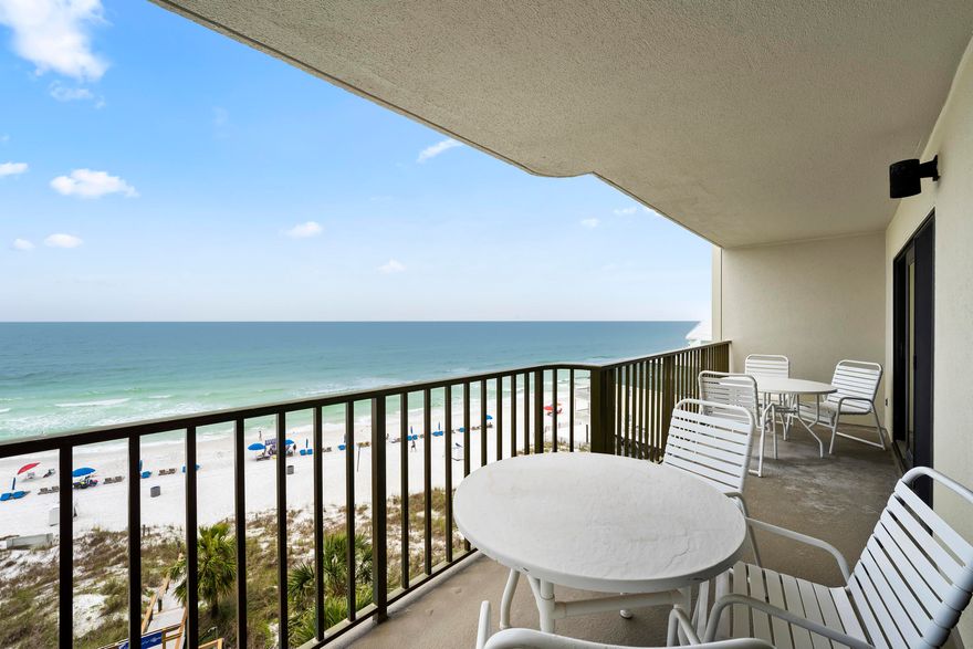 Welcome to your 2 bedroom, 2 bath Gulf front condo! 

This is a rare opportunity to own at The Commodore Condos on the East end of the beach, just minutes away from the beautiful St. Andrews State Park, restaurants, shopping and Pirates Cove Marina. You'll be able to see the most amazing sunrises and sunsets from your own private balcony with endless views!! Use as a full time residence or short term rental.