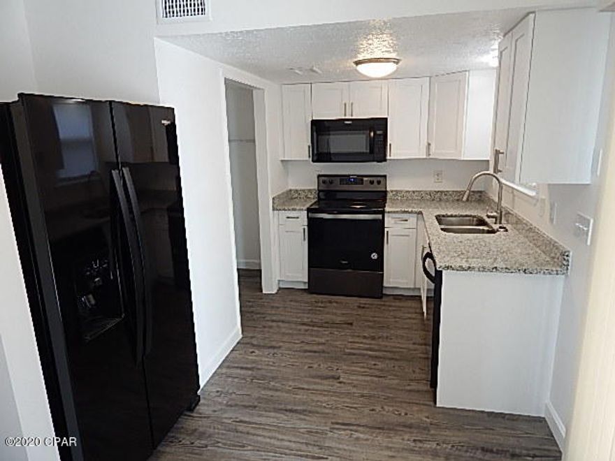 COMPLETELY REMODELED, CENTRALLY LOCATED Very short commute to Navy Base & Tyndall AFB - 4 STILL AVAILABLE. 4 UNITS O(1627,1635 N James Ave AND 2 Unit 2708 & 2710 E 17th. New Windows, New interior/Exterior Doors and Windows, New Paint, New lighting Fixtures, New beautiful vinyl plank flooring throughout! New Cabinets, New Granite Counters, ALL New appliances. 1 unit has Stainless Steel Appliances and 2 units have Black appliances: Dbl Door Refrigerator w/Ice and water in the door, glass top - self cleaning stove/oven, new dishwasher and finally a New Hood Microwave.  Washer and Dryer Hook Ups. Awesome 1'' steps that have been stained a light grey. NO CARPET ANYWHERE.  Small dogs under 20# and inside cats may be considered with Non Refundable Pet Fee ALL EXTERIOR OF THE BUILDINGS WILL BE PAINTED IN THE NEXT 30-45 DAYS ACCORDING TO OWNER.