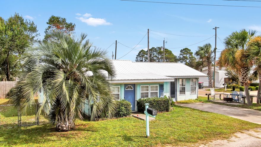 Back on the Market! No fault of the sellers. One block from the Gulf of Mexico! This cozy beach cottage has been in the family for over 20 years. Now is your chance to own a piece of the Golf-Cart-Friendly Laguna Beach. This would make a great primary home, second home, or short term investment rental. There are two rooms being used as bedrooms, a living room, dining, and kitchen, bathroom with shower, and a Florida room! The backyard is fenced in and has a newer deck on the back. The house had new plumbing and electrical wiring throughout in 2006. 

This property is a short 5 minute walk to Thomas Donuts and 10 minute drive to Pier Park or historic 30A. Laguna Beach is a private beach and will never be developed. Bring your cooler, umbrellas, and beach chairs!