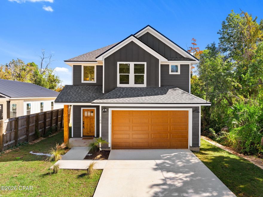 Brand-New Construction in Panama City!
Welcome to 148 Bayou Ave, a brand-new build offering modern finishes and thoughtful design in an established Panama City neighborhood. This newly constructed home features quartz countertops, a stylish tile shower, and a clean, contemporary feel throughout.
The open and functional layout is filled with natural light, creating comfortable living spaces ideal for everyday life or entertaining. The kitchen stands out with its sleek quartz surfaces, while the bathroom showcases a beautifully finished tile shower--bringing both durability and style.
Situated on a quiet street, the property offers a yard with room to relax, garden, or entertain. Enjoy the convenience of being close to shopping, dining, schools, downtown Panama City, Tyndall Air Force Base, and the stunning beaches of the Emerald Coast.
Whether you're looking for a move-in-ready home or a smart long-term investment, 148 Bayou Ave delivers modern construction, quality finishes, and a great location. Schedule your showing today and see this new build for yourself!
