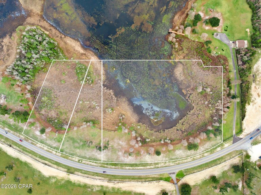 Three beautiful waterfront lots on Deer Point Lake. Totaling over 10.5 acre with more than 1,000 Ft of frontage on Hwy 2321 (77A). Located in a rapidly growing area of Southport in Bay County FL. Zoned R2. Survey available upon request with parcels divided. Parcels may be purchased seperately as well. The parcels offered for sale are: 08664-010-000 / 08664-030-000 / 08664-040-000

All information here is believed to be reliable. Buyer should verify zoning, zoning changes, and all other figures, facts and details