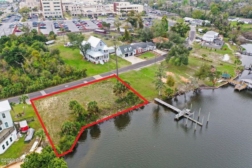 Don't miss this outstanding chance to acquire a tranquil waterfront property in the heart of Panama City, without any HOA restrictions! Situated on 0.29 acres, this developable waterfront lot provides direct entry to the renowned Shell Island. With deep water access, the possibilities for constructing your dream home are limitless. Make sure you don't miss out on viewing this property, call now and book a time to check it out today!