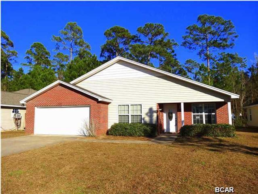 This newly updated home is truly in the heart of Lynn Haven. You will be within minutes to the Post Office, Publix, CVS, Banks, Mosley High School and many different restaurants. Don't let the square footage scare you this home has no wasted space. Great size bedrooms with wonderful closet space, a large living room, large kitchen with breakfast bar and large dining area, let's not forget the laundry room that also has a pantry. Recent updates feature new carpet and a fresh coat of paint throughout home. Age, Square Footage, and room sizes approx., if important please verify.