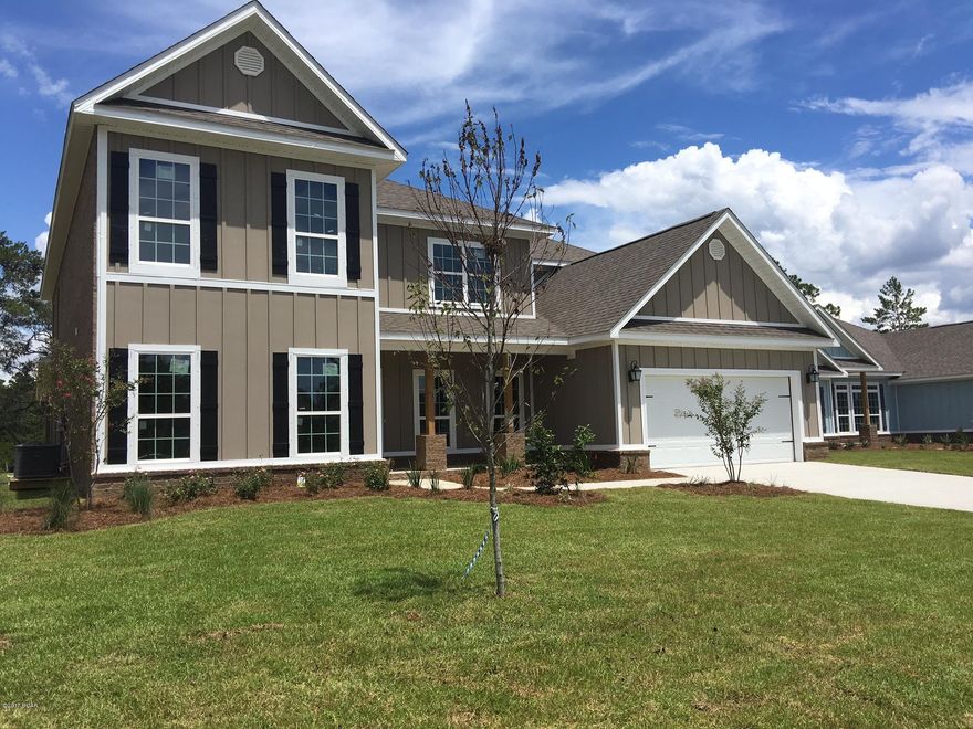 Elliott plan is an open concept with spectacular bayou views. 5/6 bdrms. 2 sty w. soaring ceilings and windows for fantastic nature views. Catwalk upsatirs leads to game/media room. Formal dining and office. Waterfront home on Channel to Bayou! Walkout your owners suite onto the large covered patio. Check out D.R Horton's latest master planned community, spanning over 700 acres. Fanning Bayou is a natural and secluded setting surrounded by conservational habitat, yet within close proximity to shopping, dinning, and the new Panama City International Airport. The neighboorhood has a gorgeous pool house complete with a 5,000sf pool, open and shaded lounge areas, entertainment pavillion and green space. Under construction Illustrations may be similar and vary.