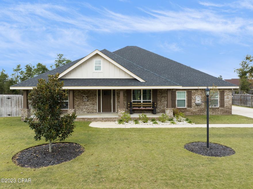 ***UNDER CONTRACT, SELLER WILL CONSIDER BACK UP OFFERS***

Enter into the gates of the exquisite Lake Merial community and discover a magnificent 5-bedroom, 3-bathroom home that exudes both comfort and style. Designed to perfection for hosting guests or spending quality time with loved ones, this home boasts an open floor plan and optimally placed bedrooms for ultimate convenience. The eat-in-kitchen is a cook's paradise, featuring gorgeous cabinetry, stainless steel appliances, granite countertops, and a breakfast bar that seamlessly connects to the formal dining room and living room. The primary bedroom is a true haven, complete with a seating area and a generously sized closet. The primary bathroom is equally impressive, with yet another ample closet, a garden tub, separate vanities, and a standalone shower. Two guest bedrooms each showcase a custom accent wall are adjoined by a double vanity bathroom. With a wealth of indoor and outdoor living areas, including a specially designed heated saltwater pool, you will have everything you need to unwind and recharge all year long. The covered back patio offers custom pavers, which suround the luxury pool.  Do not miss this opportunity to make this one of a kind Lake Merial property your very own! Call a REALTOR today to schedule a private home tour. If important, please verify all information and measurements.