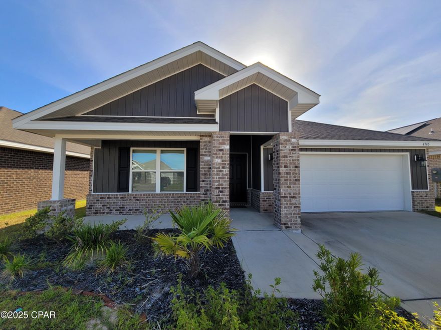 Titus Park!  4 bedroom 2 bath home with 2 car garage.  This home features covered front porch, open living area, vinyl flooring in the common areas, carpet in the bedrooms, kitchen with island breakfast bar, pantry closet, stainless appliances, split bedroom plan, master bathroom has soak tub, separate shower, double vanity and walk in closet, covered back patio, community pool and mailbox.
NO PETS!