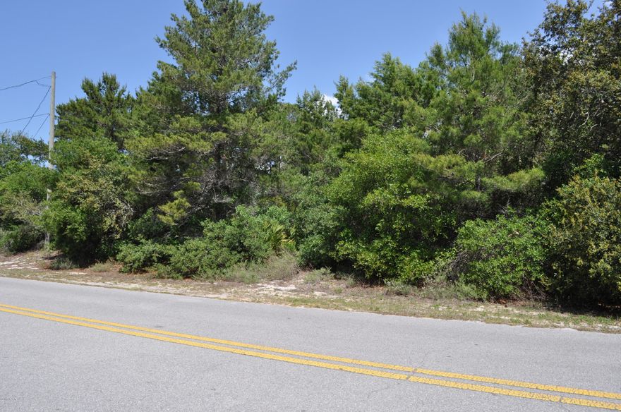 Very large lot on the west end of Panama City Beach with possible view of Lake Powell. This is a 107x161 building lot on a knoll. The sellers say, if you build a two or three story home, you can easily see the lake. There is a gated community with large homes just to the right of the lot.  You're also just a few blocks from the public park and boat ramp on Lake Powell and only 5 minutes from the beach!  All info is approx. and must be verified by Buyers if important.