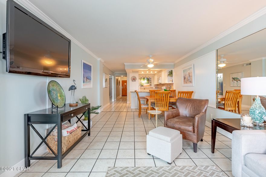 Our new favorite! We love this Unit at The Regency Tower for so many reasons! This unit has been updated beautifully with lovely colors and beachy decor. Gulf views from both the master bedroom ,living area, and of course the Balcony .This  unit is on the sought after 6th floor. The Regency is one of the few Gated Beach Condominium resorts that has 24 hr security. This complex is known for its' amenities which include two large, Olympic size pools,(one heated), a poolside Tiki bar, kiddie pool Hot tub, large grassy/green space area, Exercise room and a community room with a large kitchen.This would make the perfect beach get-a-way or investment property.Regency is spread out on one of the largest beachfront spots, spacious pool decks, green space, and plenty of parking Come see!