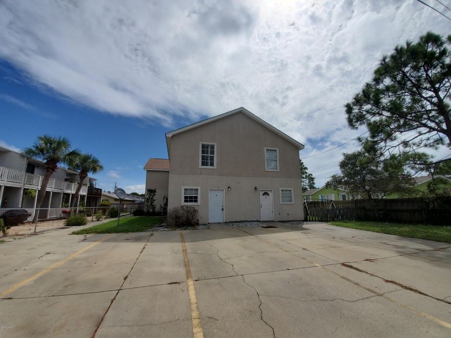 For rent. Conveniently located in the heart of Panama City Beach and within a short walk to the nearest beach access, this 2 bedroom/1.5 bathroom town home is perfect for the beach-goers! The first floor is the main living space with half bath and kitchen. The kitchen offers good cabinet/counter top space and includes refrigerator, Stove/Oven and Dishwasher. The living room is very spacious and has a sliding door access to the patio. Upstairs are two bedrooms with a jack-and-jill style bathroom in between. Washer/Dryer included. **No smoking and no pets allowed.