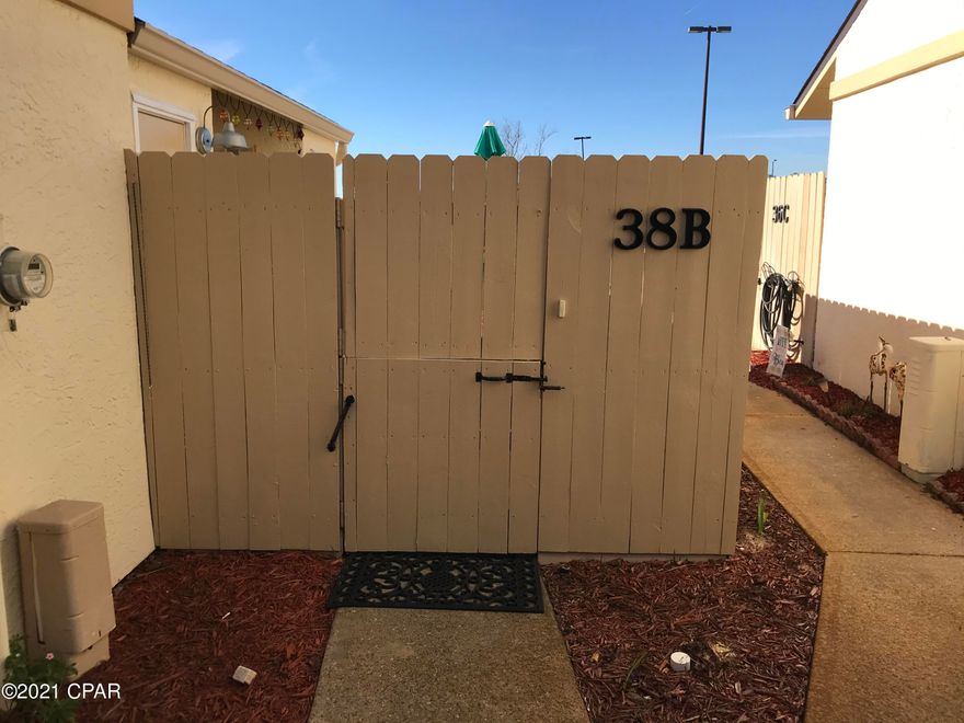 Very well maintained 2 bed 2 bth unit with quick beach access. This unit has updated stairs , updates in baths, lots of green space off the fenced patio, and comes furnished with all you need to enjoy the beach life. Located near the Putt-Putt course, tennis courts and pools. Call today for a personal tour.