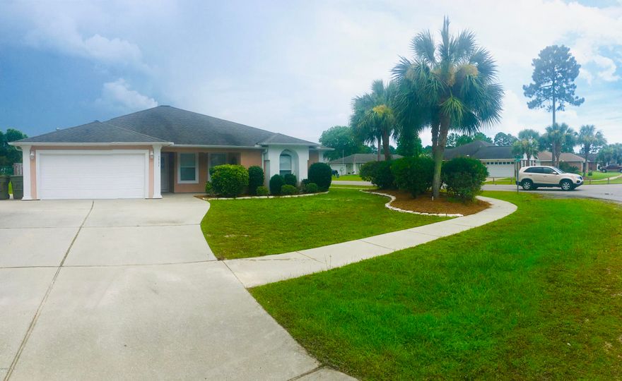 **CURRENTLY UNDER CONTRACT, SELLER ACCEPTING BACKUP OFFERS!**

MOVE-IN READY home located in desirable Lynn Haven!  

This gorgeous home has a split floor plan with the master bedroom and ensuite on one side and the 3 remaining bedrooms on the other. All bedrooms have large closets.  The entry has a large hallway with storage closets found through the home.

The home was renovated late 2017 with beautiful Handscraped Hickory flooring, Stainless Steel appliances, ceiling fans,, water heater, AC (1 yr old). The kitchen has tons of natural light from the dining room windows & sky tube, as does the living room.  The living room features a gas fireplace with mantle.

Enjoy the full 2 car garage & large driveway.