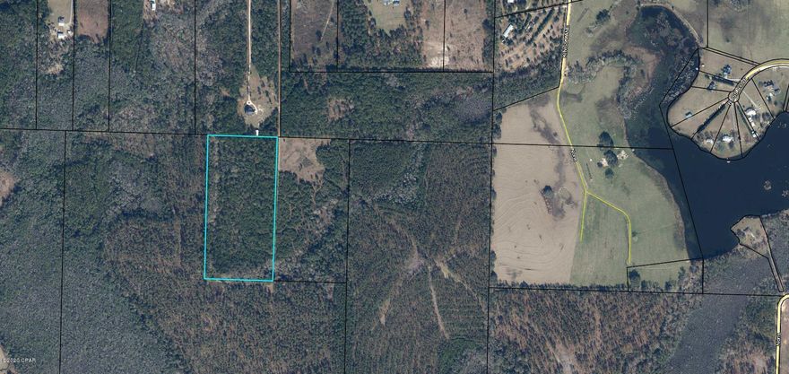 Almost 20 acres of land located off of a paved road.
