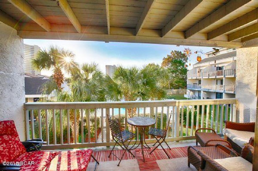 Beautifully furnished one bedroom with great view to the pool. The unit was completely remodeled in the last 1 1/2 years. Just a few personal items to be taken, comes completely furnished. On site mgt company takes all the rental worries away. New owner just come down and enjoy