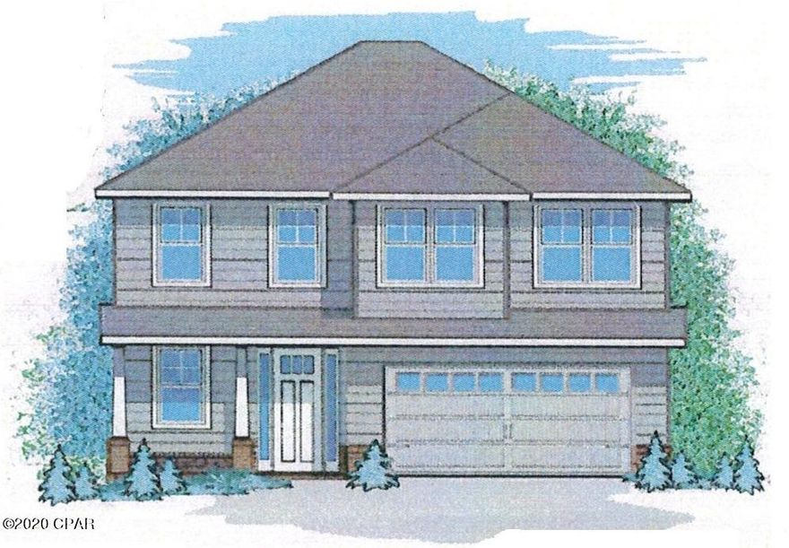 This 4 bedroom, 3 bath plan has separate living areas upstairs and downstairs.  Master and 2 bedrooms upstairs + laundry room so you won't have to haul laundry up and down the stairs :)

This 2-story plan allows a larger back yard area than any 1-story plan in the subdivision.

Includes fully sodded yard, sprinkler system, garage door opener, granite countertops and upgraded COREtec Pro Plus luxury vinyl plank flooring on entire main floor and in wet areas upstairs.  

M.Bath has separate tub and shower, a HUGE walk-in closet, private water closet, double vanity (granite top).  M. Bedroom has an awesome tray ceiling.

No HOA and therefore no monthly dues. Freedom rules in this subdivision. Now under construction with completion expected in April 2021.