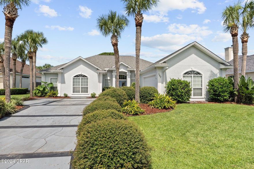 CURRENTLY UNDER CONTRACT, SELLER WILL CONSIDER BACKUP OFFERS

DON'T MISS THIS GREAT OPPORTUNITY to purchase one of the BEST PRICED POOL HOMES IN PANAMA CITY BEACH. Check out this 3 bedroom, PLUS OFFICE, 2.5 bath home, with a SCREENED IN POOL, and over 2600 heated and cooled sqft. This exquisite property offers a nice large yard, on a quiet street in the highly desirable Palm Bay Subdivision just off North Lagoon Dr. Only minutes from Rick Seltzer Park, St Andrews State Park, some of Panama City Beaches best restaurants, shopping, and the Naval Coastal Systems Center.  The exterior features include a oversized 2 car garage, a decorative driveway, a privacy fenced back yard with a screened in pool and a large covered porch that is perfect for entertaining guests all year long. The interior of this luxurious home offers lots of natural light, a great open floor plan with 10 ft ceilings, sophisticated crown molding, and beautiful views of the pool from all the main rooms and the  master bedroom. There is a large formal dining area that is perfect for holiday gatherings, a great home office, and a living room with beautiful built in book cases. The kitchen features a large breakfast nook, tons of storage and space that will make you the envy of the  neighborhood and the perfect spot for a homework station or coffee bar. All of the additional rooms are larger in size with the master offering an suite bath, fit for royalty. The master bath features double sinks, a large jetted tub for those late night soaks for all my fellow tub people, a large, tiled, walk in shower, a water closet, and a huge customized walk in closet that you could dress in. Call your Realtor TODAY to see this great home and all that it has to offer.