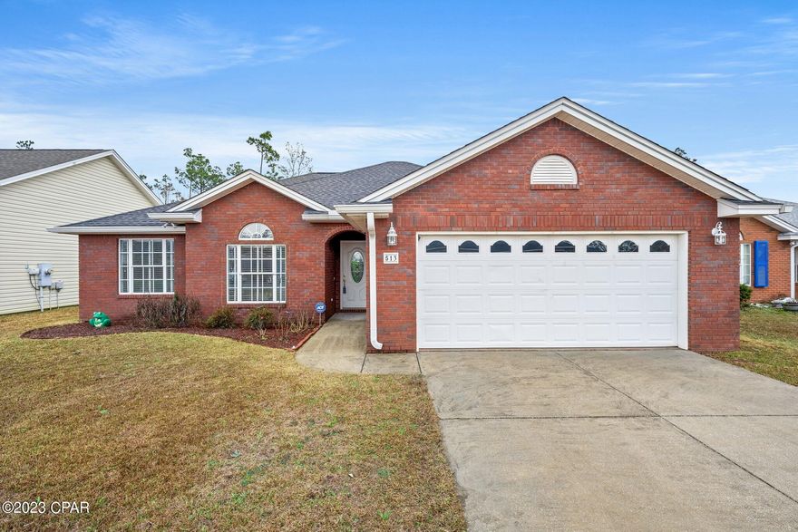 NEW PRICE POINT!!!___NEW PICTURES___RECENTLY RE-PAINTED___ This home is in the Very Popular Timbers Subdivision in Lynn Haven, Florida. Great Schools, Shopping, Live Music Venues, Dining, Entertainment, City Marina, Parks, City Government. Homes in Timbers are very popular and don't stay on the market long. This is a solid home just waiting for someone to move in. New Solar system was installed 2020.  POWER BILLS ARE<$30/month. Sellers will pay off the solar panels with acceptable offer. Get your Realtor to take you by this gem. This one won't last long. All information is approximated; Buyers should verify all.