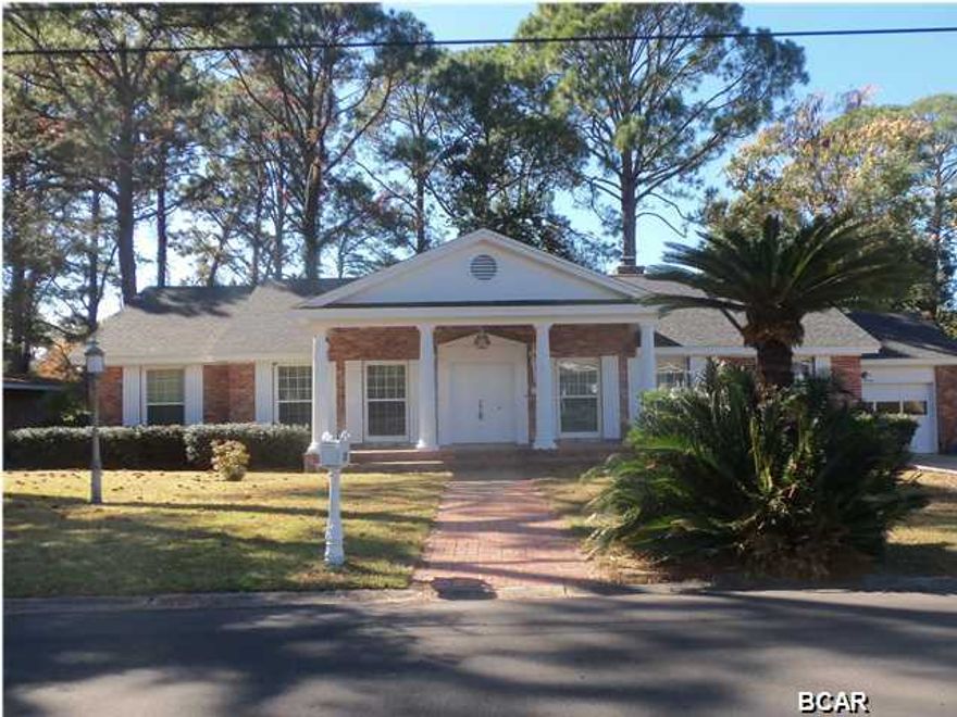 Waterfront on serene northern Lake Caroline! This well constructed one owner custom built all brick (4BR) home is spacious and sturdy...with a few updates and decorator touches - this stunning family friendly home will be your proud showplace. Over 2400 sq ft of handsome living in quiet centrally located quiet neighborhood on tranquil lake! Huge bricked entry porch leads to bright and welcoming foyer with parquet floors that opens to formal living and dining rooms. Inviting (14x18) family room with full wall brick fireplace and parquet floors has french doors to covered rear brick patio...enjoy peaceful views of lazy geese cruising on the lake or strutting across the yard. Good sized kitchen has brick wall accent, planter box, desk area, and adjoins cozy breakfast room also