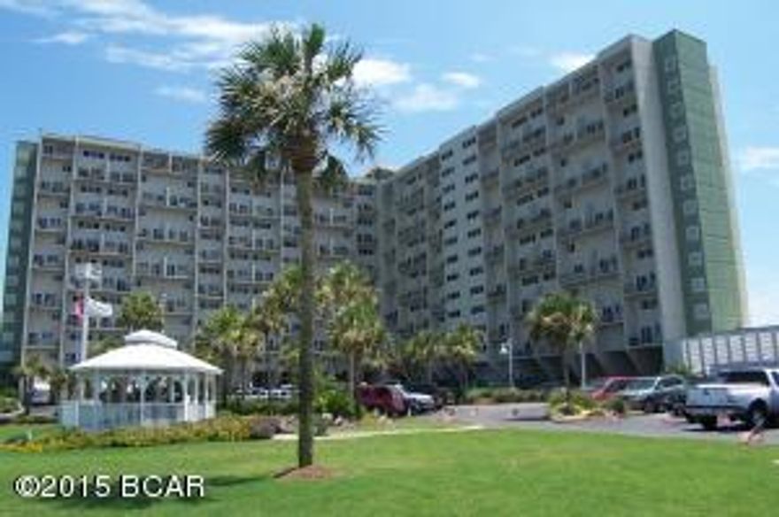 Awesome views from this Penthouse unit at the end of the South wing!  This unit has been well maintained and is an excellent rental with hardwood stair treads to the second floor.  Living Room overlooks Gulf and Master Bedroom upstairs overlooks Lake Powell and the quaint village of Carillon Beach.  Pinnacle Port is a 25+ acre gated community with Gulf, Beach and Lake Powell frontage. The Resort is bounded on the West by beautiful, pristine Camp Helen, a Florida State Park, and on the East by the exclusive village of Carillon Beach. The resort has two pools--one heated, tennis courts, shuffleboard courts, a fresh water boat ramp and boat slips, men's and women's steam rooms, a fitness room, billiard room, and children's playground. Owner pays electricity for lighting and appliances only. This listing entered for comp purposes only.