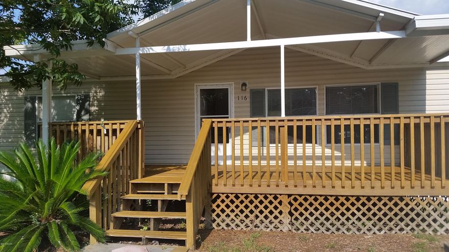 Investors---Leased until Nov. 30, 2016---This one should cash flow---Buy today and start collecting $900 per month in rent. You can own a 3 bedroom, 2 bath home close to beaches and to Tyndall Air Force Base. It is hard to find reasonably priced homes, so don't delay. Included is a storage shed in the back yard (on the left side if you are facing the home.)