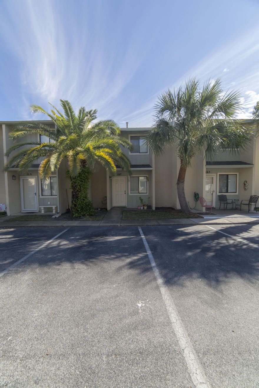 Beautiful, remodeled 2 Bedroom, 1.5 Bathroom townhouse located in Gulf Highlands Beach Resort - one of the most popular family oriented resorts in Panama City Beach. Gulf Highlands Beach Resort is a gated community, amenities include a Beachside Pool & Clubhouse, 11 pools (5 Heated), 4 tennis courts (2 Lighted), 18 Hole Mini Golf, shuffle boards, dedicated beach access. One of the lowest HOA fees at $420 per quarter. Age, Sq Ft, and sizes approx, please verify if important.