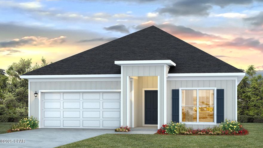 Welcome to the 159 Dama Del Mary Way, a new home floor in the serene Caballeros Estates at Hombre in Panama City Beach, Florida. This single-family floor plan is tailored perfectly for those seeking a primary or secondary home and offers an inviting blend of modern design and cozy living spaces. 

  

As you step inside the Rhett floor plan, you are met with a warm entry hall that unfolds into a generously sized living area, where natural light pours in, creating an inviting atmosphere. The heart of the home, an expansive kitchen, boasts a practical center island, perfect for meal prep and casual dining. With plenty of cabinetry and a large corner pantry, storage will never be a concern. Entertaining is a breeze with the kitchen's seamless flow into the living and dining areas, ensuring you're never far from the conversation. The primary bedroom, a sanctuary of privacy, features a spacious ensuite bath complete with a dual sink vanity, separate shower, and indulgent soak tub, alongside an ample closet. 

  

The home's three additional bedrooms, each with substantial closets, share a full bathroom equipped with a shower-tub combo. A large laundry room off the entry hall adds to the home's practicality. Additionally, the two-car garage provides ample space for vehicles and storage. Outside, the covered entry and back patio offer the perfect backdrop for alfresco relaxation or dining under the Florida sky. With its thoughtful design and attractive features, 159 Dama Del Mar Way is the ideal setting for making lasting memories.