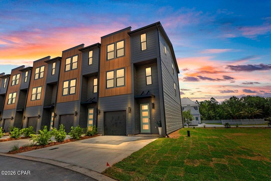 $2,500 Seller Incentives! Discover modern coastal living at 30 North Townhomes, a brand-new community located off Chat Holley Road in Santa Rosa Beach. These 3-story townhomes offer 4 bedrooms, 3.5 baths, and approximately 1,970 sq ft of thoughtfully designed living space. Features include gourmet kitchens with quartz countertops, LVP and tile flooring throughout, tiled showers, and a 1-car garage. Enjoy a prime location with easy access to 30A, Santa Rosa Beach, Freeport, and nearby dining and entertainment. The HOA includes exterior maintenance and wind insurance, providing added peace of mind.  A great opportunity to own new construction near 30A - schedule your tour today. Ask us about or preferred lender credits!