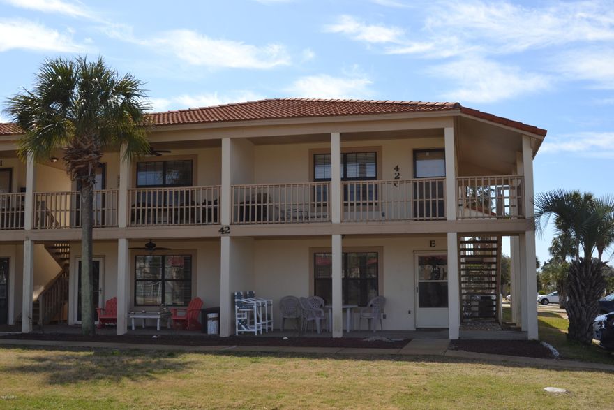 Super clean and ready to go!!! This one bedroom condo located in Horizon South looks and feels like new! The owner has taken great care of this condo as his vacation home and it shows.  The interior is bright and clean with lots of western sunlight (end unit).  The condo comes fully furnished for a turn key vacation home, second home or short term vacation rental business.  The master bedroom is quite large and for more sleeping, there is a built in bunk in the hallway.  The Gulf of Mexico is just steps away for an added bonus!!!!!  This condo is going to go FAST, call today!