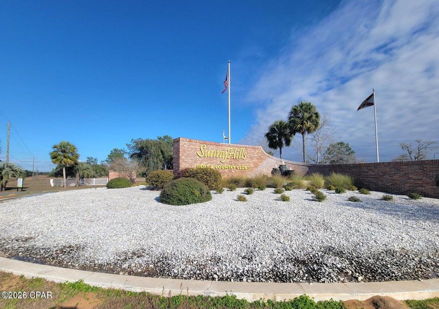 Build your future in the fast-growing Sunny Hills community. This residential lot is located in a deed-restricted area allowing site-built homes only, with no HOA fees. Sunny Hills is conveniently situated between Panama City and Chipley, offering a peaceful setting with easy access to nearby towns. Residents enjoy a public 18-hole golf course, multiple fishing lakes, and other outdoor recreation. Ongoing development by several major builders reflects the steady growth moving north from Panama City.