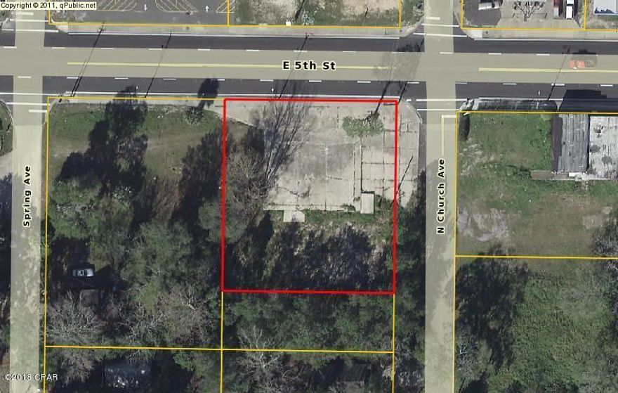 HIGH TRAFFIC...HIGH VISIBILITY..Corner Commercial Lot w/ Plenty of Potential. Bldg. Plans Available....Build to Suit.  Across the street from a busy grocery market. Listing price is for land only.
