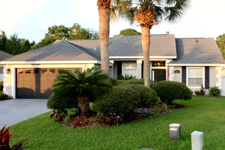 Flawless three bedroom, two bath home in the deed restricted Hidden Pines neighborhood. The curb appeal demands your attention as soon as the lush green lawn comes into your line of sight. Both the lawn and the heated Gunite pool with built in spa will be maintained for you, leaving you time for the more important things in life. An open layout is centered around the patio overlooking the privacy fenced back yard and inviting pool with built in spa. Kitchen offers stainless steel appliances, granite countertops and an attractive subway tile backsplash and a breakfast nook. There is also formal dining area just off the spacious family room. This home has it all!