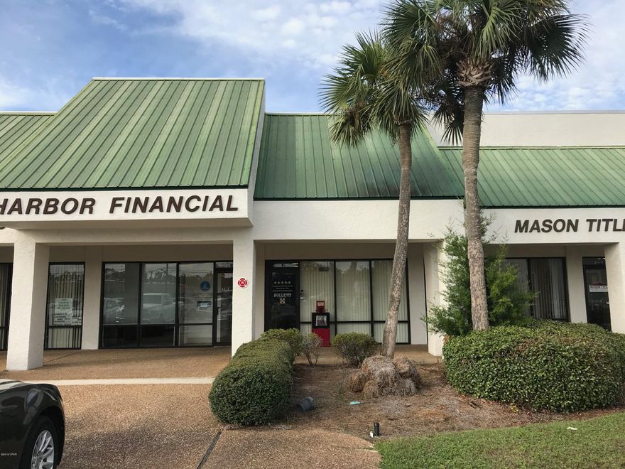 High visibility in a well maintained complex. This commercial office condo sits on busy 23rd Street and has excellent visibility. It's located across from Sams Club and has a large reception area plus two large offices, a break room and half bath. There is ample parking in the recently sealed a striped parking lot. Association fees are low and the building is in very good condition, as will be apparent when you look.