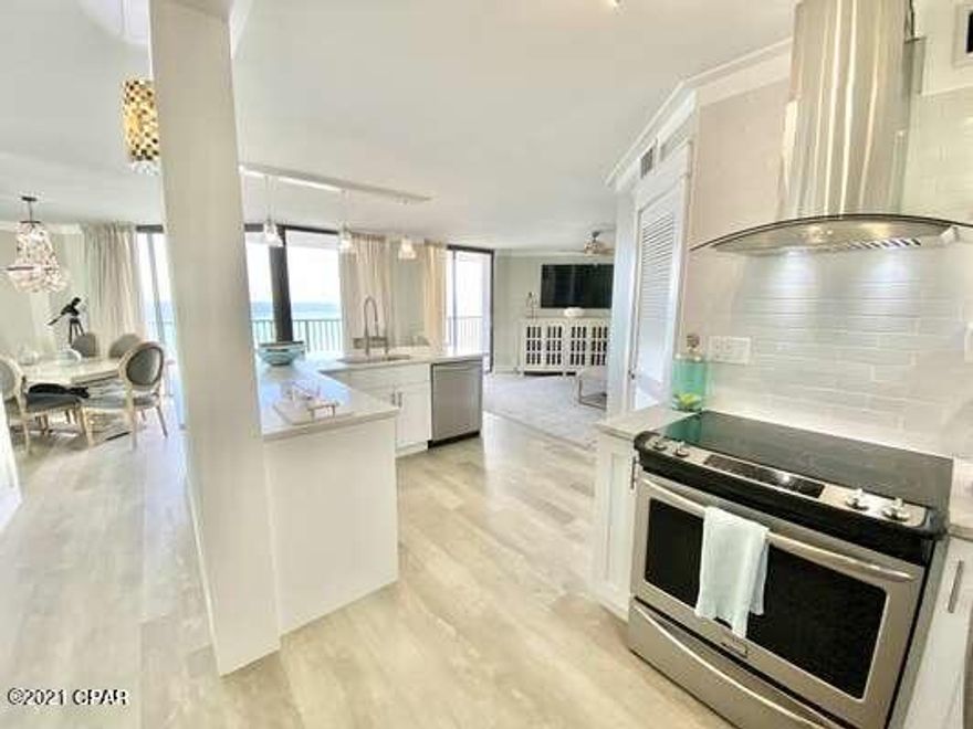 AVAILABLE SATURDAY-Gulf Front-Low Density-Completely Remodeled and Customized with no detail overlooked.  2BR/2BA  Upgraded Lighting, New Cabinetry & Quartz Tops, Flooring. Aqua Vista amenities include; Covered Parking, Elevated Pool and Sun Deck ,Hot Tub, Sauna, Outside Showers, Beautiful Elevated Clubhouse, Gated Entrance, Exercise Room, Dedicated Beach Access, and Seasonal Beach Service.

Gulf Front, close to Pier Park, Airport, and Scenic 30A.  Aqua Vista Condominiums consists of an East & West Building each with 42 units. Each building provides covered parking & two sets of elevators. Low-density condo means no waiting for elevators or long lines.  56k YTD Rentals & 12K future reservations available to buyer, if desired

Verify measurements if import