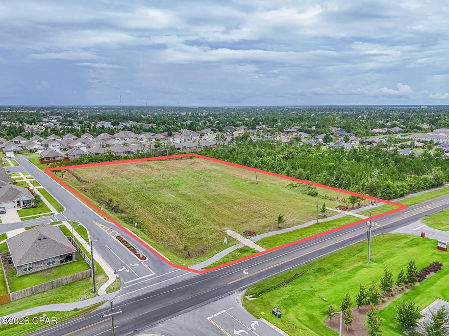 Rare Development Opportunity in Lynn Haven - 4.71 Acres (High & Dry)
Presenting a prime 4.71-acre parcel located within the city limits of Lynn Haven. This high-and-dry property offers an exceptional opportunity for builders and developers seeking to invest in one of the area's most desirable and rapidly expanding communities.  Zoned R-1 (Single-Family Residential), the property includes conceptual plans for either a 16-lot single-family subdivision . Plans can be finalized to align with your specific vision, making this a versatile and ready-to-advance project.  Surrounded by newly constructed subdivisions and conveniently located near top-rated schools, dining, and shopping, this parcel is ideally positioned to meet the growing demand for quality housing in the area.  Opportunities of this scale and location are increasingly limited.