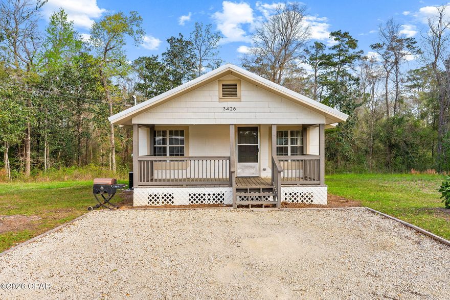 Affordable country living on 1.4 acres! Welcome to 3426 Spool Mill Road in Vernon, Florida--a peaceful rural retreat offering space, privacy, and opportunity.

This 2-bedroom, 1-bath home sits on a generous 1.4-acre lot surrounded by natural beauty, making it ideal for those looking to enjoy a quieter lifestyle. With 873 square feet of living space, this property is perfect as a starter home, rental investment, or weekend getaway.

Completely renovated with all-new flooring, cabinetry, countertops, appliances, and fixtures throughout, this home offers modern updates while maintaining its cozy charm.

The expansive land provides plenty of room for gardening, animals, or future improvements. Whether you're dreaming of a small homestead or simply want extra space to spread out, this property delivers.

Conveniently located within a reasonable drive to Panama City, local springs, and the Gulf Coast beaches, you can enjoy the best of both worlds--rural charm with access to nearby amenities.

Don't miss this opportunity to own an affordable piece of North Florida land with endless potential!
