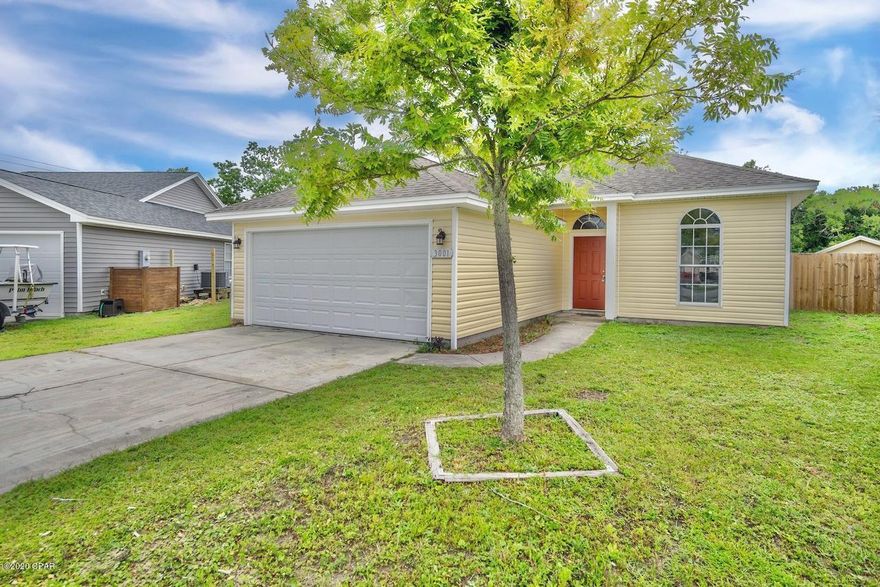 CURRENTLY UNDER CONTRACT, SELLER ACCEPTING BACKUP OFFERS USDA 100% Financing Available – Affordable home, updated, and move-in ready!  Located on a cul-de-sac, this home has gone through many recent updates and is tile flooring throughout with brand new carpet installed in the 3 bedrooms.  The roof was replaced in December 2018, along with all new duct work, drywall, new paint throughout, some new windows, all new soffits, new vinyl siding, new fence, and so much more.  This home has an open floor plan making it feel larger than the 1362 Sq. Ft., and is truly in move-in condition. The 10x15 tiled porch is a great place to enjoy your morning coffee, and is setup to easily add screens and completely enclose if wanted.  The backyard is large, fenced-in, with plenty of room for *Enter on More a pool.  The storage building is an added bonus tostore all those items not used often, or yard tools. There is so much more to say about this home, but its one that won't last long at this affordable price. Setup a private showing today before your dreaming of owning paradise becomes someone else's reality.  Additional features include: 2-car garage, upgraded lighting, separate laundry room, washer/dryer being left as a courtesy. Age, Sq. Ft., Room Dimensions, Taxes, Schools, or any important information to the buyer must be verified by a personal or formal inspection or appraisal.