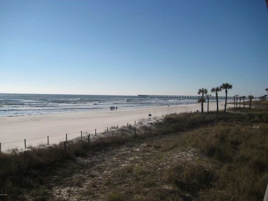 Fabulous LOW floor, COMPLETELY remodeled one bedroom, two bathroom condo with Gulf front master bedroom! Great little beach getaway for you or your guests. This exceptionally decorated condo is located in the Leeward building of Edgewater Resort, known for it's wonderful vacation atmosphere, tropical beachfront lagoon pool, shops and loads of amenities! A must see!!! Come own your own little piece of ''the World's most Beautiful Beach!'' Upgrades include; tile throughout, granite counter tops in kitchen and bathrooms, new front load washer/dryer, stainless steel fridge and furnishings are less then two years old. All dimensions are approximate and should be verified by the Buyer if important.