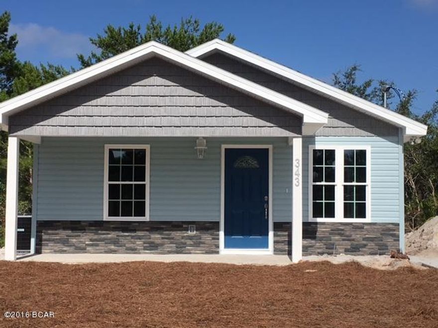 Photo is representation of home under construction.