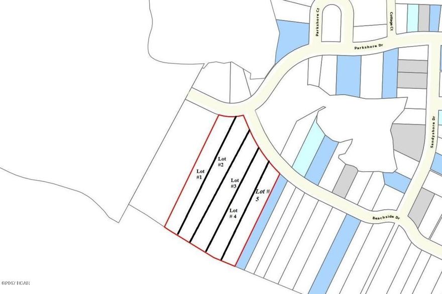 Lot 4 has 44 linear feet on the Gulf of Mexico and is approximately 490 deep. Lot to be sold by metes and bounds. This is an exceptionally deep lot and will be allowed to have a house and guest/carriage house larger and taller than similar Carillon Beach lots (62' tall instead of 55' from sea level for main house roof peak). This lot is a great opportunity to build your dream beach home with spectacular views of the Gulf of Mexico and Lake Powe