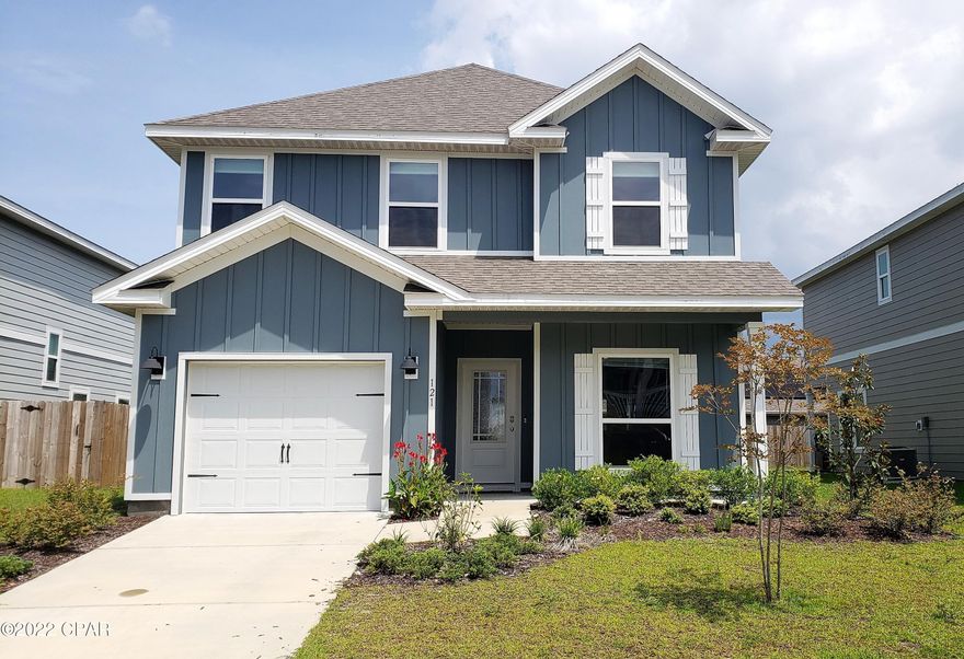 New 4 bed/3.5 bath home in the Bridge Harbor community. Amazing views of Callaway Bayou and just a short distance to the community pool. The kitchen features a center island with granite countertops and stainless steel appliances. Master bedroom and en-suite and half bath are downstairs. 2nd master with en-suite and bonus living space located upstairs - plenty of space for everyone! Covered patio and partially fenced yard allow you to enjoy the amazing Florida weather. Too many upgrades to list - this is a must-see!