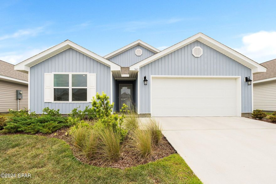 Home for rent in beautiful Bridge Harbor. This home features four bedrooms with two full baths with 2031 square feet.  This home is equipped with stove, refrigerator, microwave and dishwasher. Vinyl flooring.  Two car garage. Fenced backyard with a covered patio. The neighborhood features a swimming pool with a pavilion for those summer cookouts.