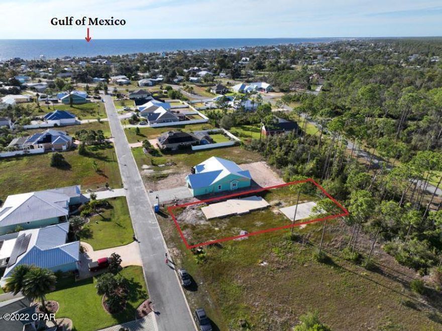 LOOKING FOR THE PERFECT HOMESITE NEAR THE GULF...YOU'VE FOUND IT ON THIS 1/4 ACRE LOT IN THE COMMUNITY OF MAGNOLIA BLUFF! BUILDING PLANS HAVE BEEN APPROVED AND THE FOUNDATION & PLUMBING ARE IN PLACE. This lot is centrally located between Port St Joe & Mexico Beach. Architectural restrictions are in place to keep the charm & desirability of the neighborhood intact. No flood insurance is required & the HOA dues are reasonable for the area. Ride your golf cart to pet friendly beaches for a beachside bonfire & take in our beautiful sunsets. Enjoy all that this area has to offer from fishing, kayaking & canoeing to fresh local seafood. Restaurants, shopping & entertainment are a short drive away in nearby historic Port St Joe. No short term rentals allowed. Call today for a showing!