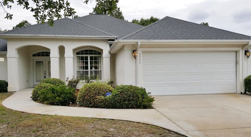 5 BEDROOMS!  3506 Pleasant Hill is an immaculate home located in the much sought after Hammocks neighborhood in Lynn Haven. The split floorplan is open and airy with plenty of natural light. The living room has a gas fireplace and is open to the kitchen.  The dining room will accommodate not only a dining table but also a buffet and/or china cabinet.  The master bedroom is located on the back side of the house and is quite spacious.  The master bath boasts plenty of natural light.  There is an extra long double vanity, separate shower and garden tub, and a huge walk in closet.  An additional bedroom is located on the same side as the master bedroom-making it a perfect nursery or office space. The 3 additional bedrooms are all well sized and each one has a walk in closet! The screened in back patio leads into the massive, privacy fenced back yard.   It's perfect for a bbq, party, games, or a pool.  This beautiful 5 bedroom home is perfect for entertaining as well as accommodating a growing family. Ideally located within walking distance to Mosley High School and Bay Haven Charter School.  It's also just minutes away to area grocery stores, coffee shops, dining, and shopping.  Agents-bring your buyers! 
All measurements are approximate. Buyer to verify if important.