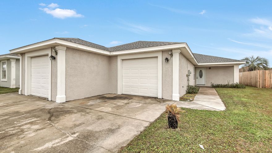 Cute, cute!!! Not a drive-by! Wait until you see this lovely 3 bedroom, 2 bath home featuring a great, open living area, huge kitchen with tons of cabinets and a pantry, French doors from the dining area and master bedroom open onto a fantastic back patio - perfect for grilling or entertaining! Nice private back yard features a dual zone sprinkler system for easy yard maintenance! Split bedroom plan, walk in closet in the master bedroom with nice functional en-suite bath. Super cute double garage. This house features lots of storage and numerous since the storm upgrades. Contractor repaired and all new on the interior. Seller says sell! (all sizes approximate and taken from public records, buyer to verify any details buyer deems important).