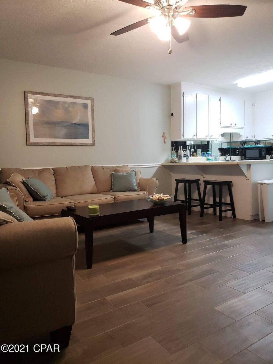 * GROUND FLOOR *   1 bedroom plus bunk and 1 bath.   Just few minutes walk to our beautiful white sandy beach.   The condo 

has new tiled floor, new Hvac, new windows, new water heater, new roof.   This beautiful unit already has Spring 2021 bookings.
