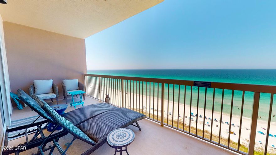 Sunrise Beach Condo is absolutely stunning. Totally renovated is a gorgeous condo. Upgraded granite throughout. New top of the line appliances. Newer HVAC system. 0 carpet, wood and tile floors. This a non-rental and in Immaculate condition. New tile shower, A large separate room could be considered a 3rd bedroom.  Office combo with a bed . Large laundry room with ample storage and side by side washer and dryer. Updated furniture, large 23-foot unobstructed balcony for the amazing Sunsets. Hands down one of the very nicest condos anywhere in Panama City Beach. 2 pools with a Kidde splash fountain. Large fully equipped fitness area. Owners club room totally renovated. Pool table, TVs, great place to have guests get together to relax. Ample covered parking garage