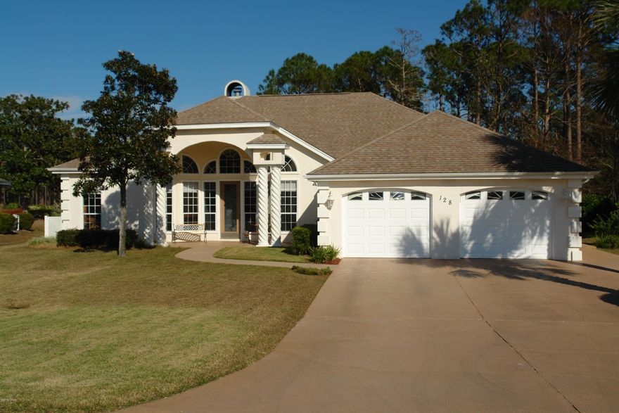 JUST LISTED! This beautiful home in The Glades nestled along a beautiful pond is now available for private viewings! You will find everything you want and dream of inside this 3bd/2ba home which features an office, media or bonus room, formal dining room, large screened in patio, and two-car garage plus a golf-cart door and parking. This home has a huge laundry room, oversized pantry, lots of storage, and huge beautiful windows that allow in the sunlight . This home had no damage from the hurricane and can be yours today! This home is truly a must see and all the furniture is available for a negotiable price. All info and information is approximate and must be verified by the  buyer.