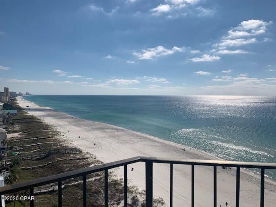 1bd 1ba gulf front PENTHOUSE CORNER UNIT condo at the Sunbird. Tile flooring throughout all main and wet areas, updated kitchen cabinets, bathroom cabinets, granite tops in kitchen. New windows and sliding door installed HOA js completing insurance work to balcony rails. This property has been priced at a discount due to the fact that it does need completion of repairs the seller will not be making repairs to accommodate any lender requirements.  The Sunbird is a mid-rise condo property (only 12 floors each tower) that offers the security of a gated community, three gulf front pools, a tennis court, bar-b-que grills, and you can walk next door to Pineapple Willies!!